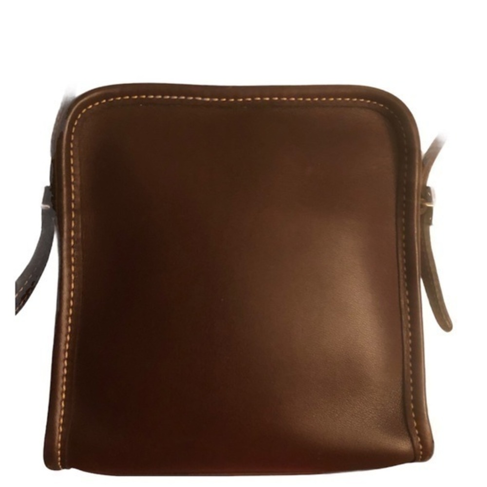 Coach vintage brown leather bellini mini crossbody bag 9139
